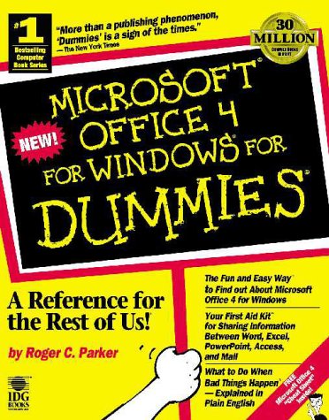 Book cover for Microsoft Office 4 for Windows For Dummies