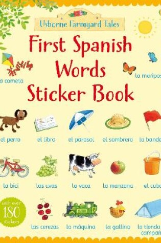 Cover of First Spanish Words Sticker Book