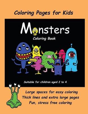 Cover of Coloring Pages for Kids (Monsters Coloring book)