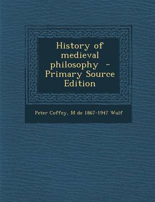 Book cover for History of Medieval Philosophy