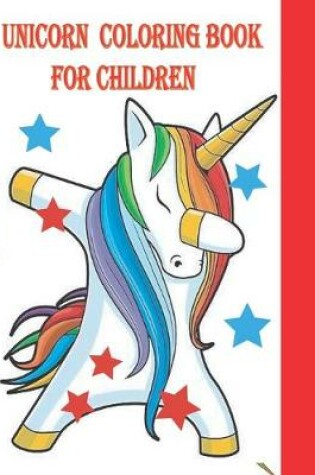 Cover of unicorn coloring book