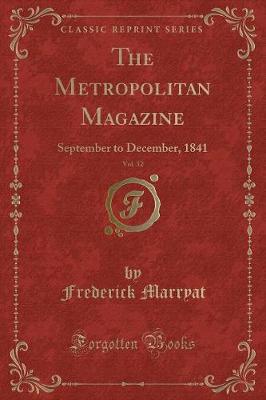 Book cover for The Metropolitan Magazine, Vol. 32