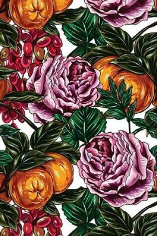 Cover of Daily Planner Oranges and Pink Flowers