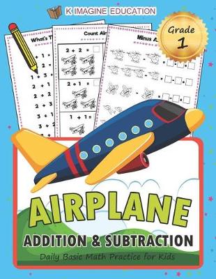 Book cover for Airplane Addition and Subtraction Grade 1
