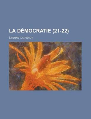 Book cover for La Democratie (21-22)