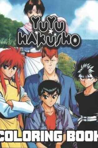 Cover of Yu Yu Hakusho Coloring Book