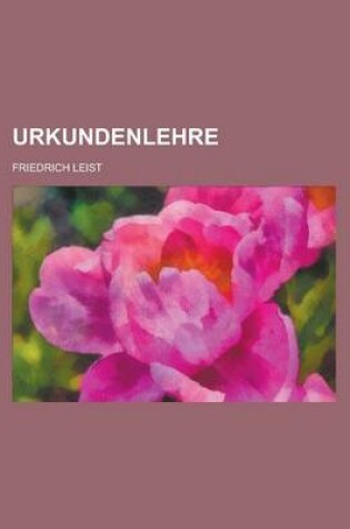 Cover of Urkundenlehre