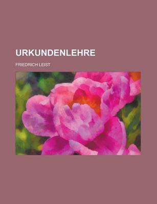 Book cover for Urkundenlehre