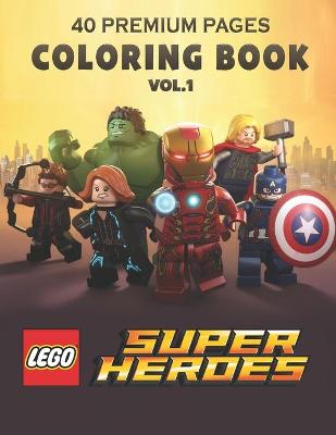 Cover of Lego Super Heroes Coloring Book Vol1