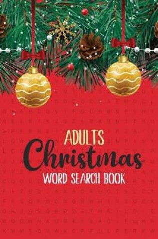 Cover of Adults Christmas Word Search Book