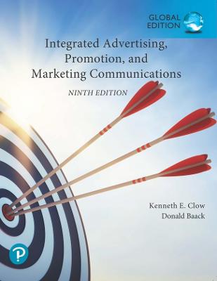 Book cover for Integrated Advertising, Promotion, and Marketing Communications, Global Edition