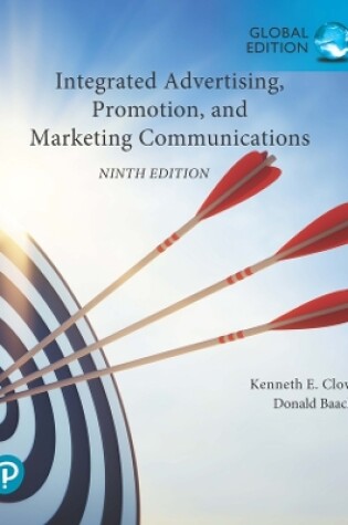 Cover of Integrated Advertising, Promotion, and Marketing Communications, Global Edition