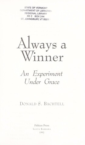 Book cover for Always a Winner