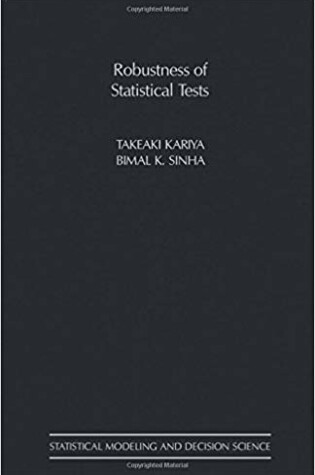 Cover of Robustness of Statistical Tests