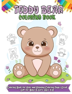Book cover for Teddy Bear Coloring Book