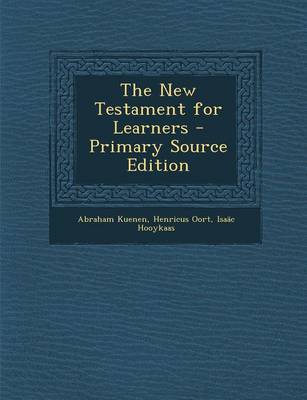 Book cover for The New Testament for Learners - Primary Source Edition