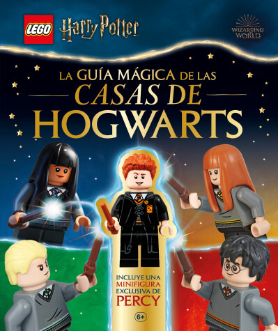 Book cover for LEGO Harry Potter La guía mágica de las casas de Hogwarts (A Spellbinding Guide to Hogwarts Houses)