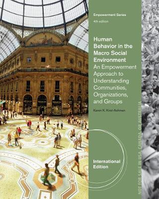 Book cover for Human Behavior in the Macro Social Environment, International Edition