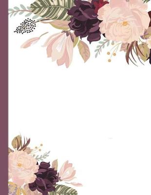 Book cover for Dot Grid Notebook - Plum Roses