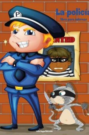 Cover of La policía libro para colorear 1