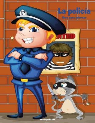 Cover of La policía libro para colorear 1