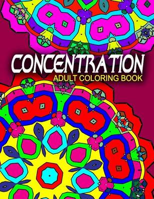 Book cover for CONCENTRATION ADULT COLORING BOOKS - Vol.8