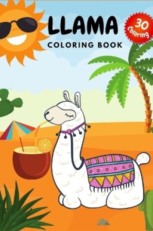 Cover of Llama Coloring Book