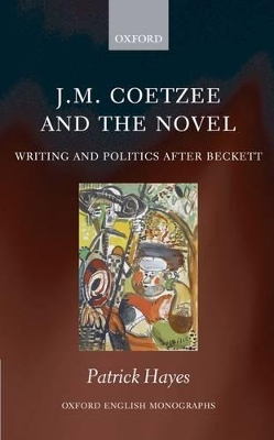 Book cover for J.M. Coetzee and the Novel