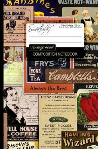 Cover of Composition Notebook - Vintage Food