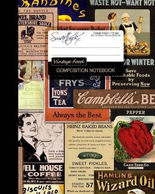 Book cover for Composition Notebook - Vintage Food