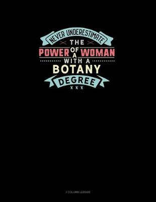 Book cover for Never Underestimate The Power Of A Woman With A Botany Degree