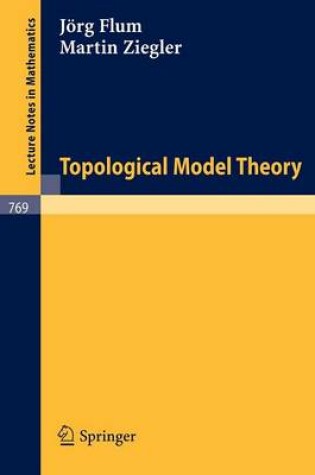 Cover of Topological Model Theory