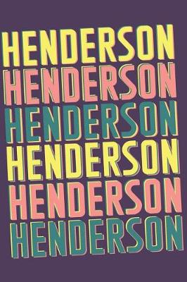 Book cover for Henderson Notebook