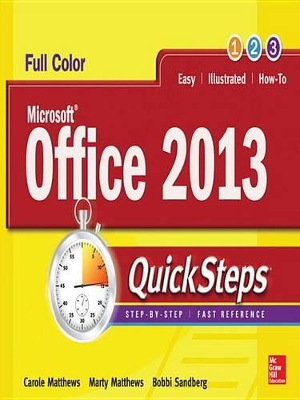 Book cover for Microsoft(r) Office 2013 Quicksteps