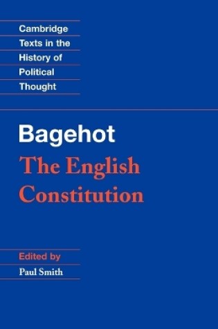 Cover of Bagehot: The English Constitution