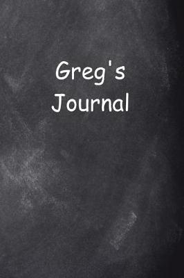 Cover of Greg Personalized Name Journal Custom Name Gift Idea Greg