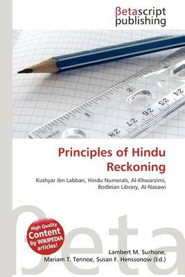 Book cover for Principles of Hindu Reckoning