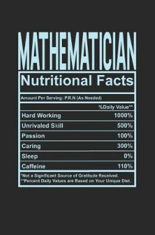 Cover of Mathematician Nutritional Facts