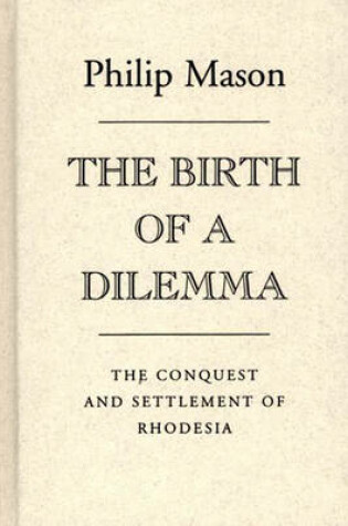 Cover of The Birth of a Dilemma