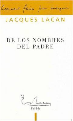 Book cover for de Los Nombres del Padre