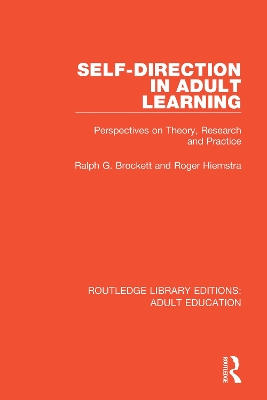 Cover of Self-direction in Adult Learning