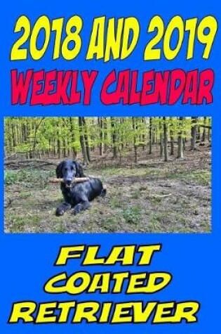 Cover of 2018 and 2019 Weekly Calendar Flat Coated Retriever