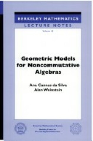 Cover of Geometric Models for Noncommutative Algebras