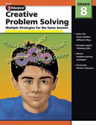 Book cover for Creative Problem Solving, Grade 8