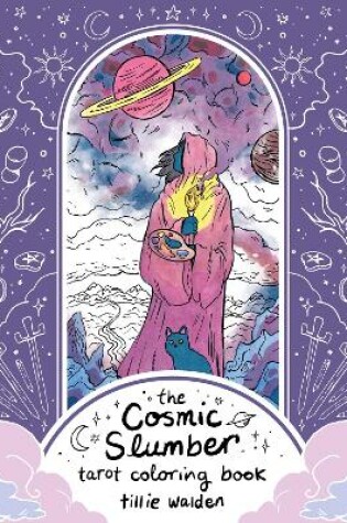 Cover of The Cosmic Slumber Tarot Coloring Book