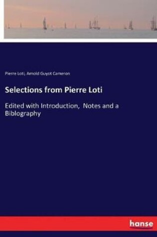 Cover of Selections from Pierre Loti