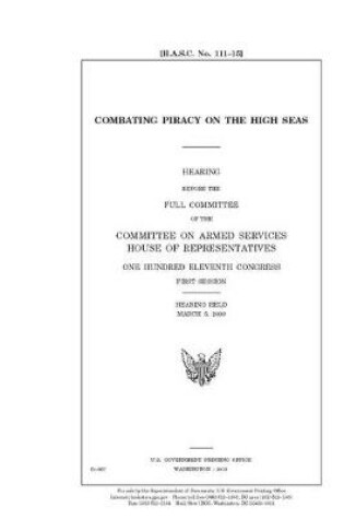 Cover of Combating piracy on the high seas