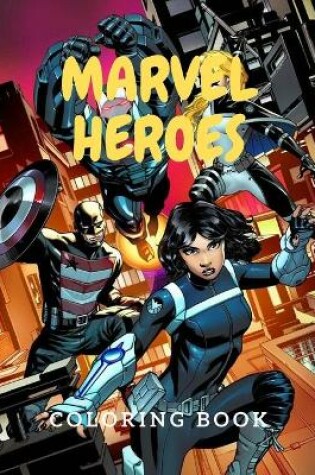 Cover of Marvel Heroes Coloring Book