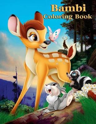 Book cover for Bambi Coloring Book