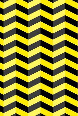 Book cover for Black and Yellow Chevron Journal